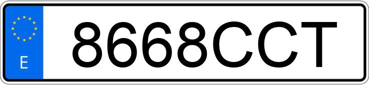 Numer rejestracyjny 8668CCT posiada AUDI A3 Numer rejestracyjny 8668CCT posiada AUDI A3