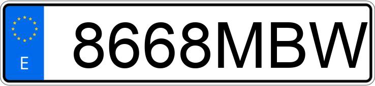 Numer rejestracyjny 8668MBW posiada NISSAN QASHQAI