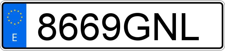 Numer rejestracyjny 8669GNL posiada MAZDA CX-3