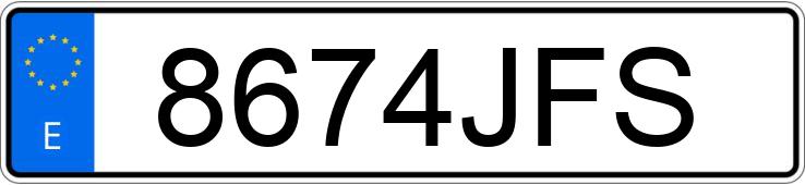 Numer rejestracyjny 8674JFS posiada MAZDA CX-5