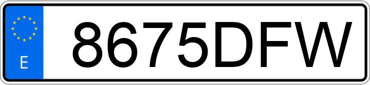 Numer rejestracyjny 8675DFW posiada HYUNDAI H-100