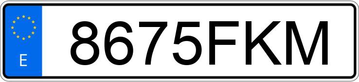 Numer rejestracyjny 8675FKM posiada VOLKSWAGEN CADDY Numer rejestracyjny 8675FKM posiada VOLKSWAGEN CADDY