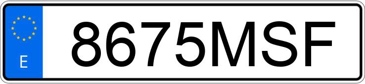 Numer rejestracyjny 8675MSF posiada CITROEN C3