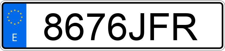 Numer rejestracyjny 8676JFR posiada PEUGEOT TWEET