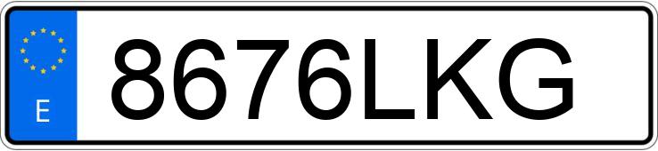 Numer rejestracyjny 8676LKG posiada VOLKSWAGEN T-CROSS