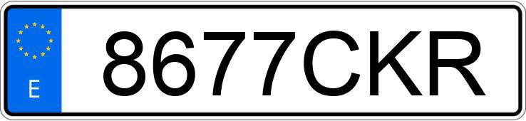 Numer rejestracyjny 8677CKR posiada SEAT LEON