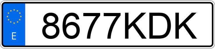 Numer rejestracyjny 8677KDK posiada VOLKSWAGEN TRANSPORTER Numer rejestracyjny 8677KDK posiada VOLKSWAGEN TRANSPORTER