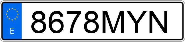Numer rejestracyjny 8678MYN posiada DODGE CHALLENGER Numer rejestracyjny 8678MYN posiada DODGE CHALLENGER