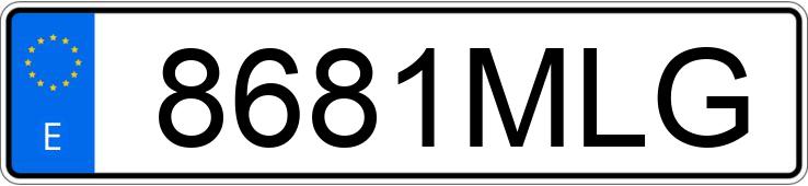 Numer rejestracyjny 8681MLG posiada RENAULT CAPTUR