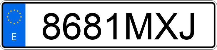 Numer rejestracyjny 8681MXJ posiada SEAT ATECA