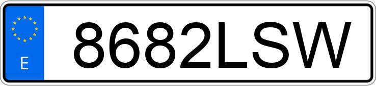 Numer rejestracyjny 8682LSW posiada MERCEDES V (638-639-447)