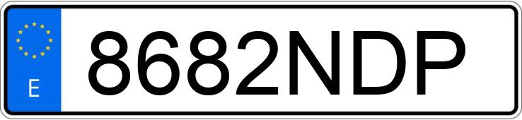 Numer rejestracyjny 8682NDP posiada CUPRA TERRAMAR