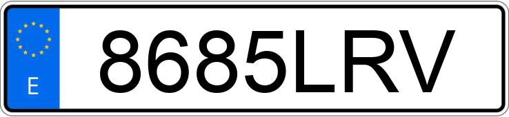 Numer rejestracyjny 8685LRV posiada BMW SERIE 2