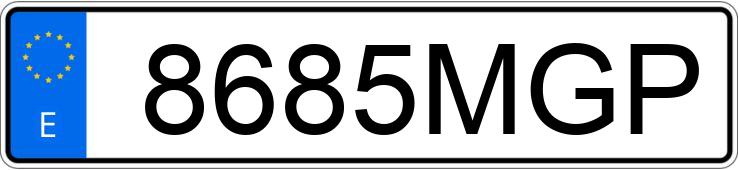 Numer rejestracyjny 8685MGP posiada PEUGEOT 208