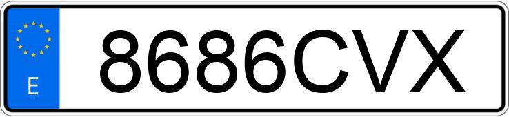 Numer rejestracyjny 8686CVX posiada SEAT LEON Numer rejestracyjny 8686CVX posiada SEAT LEON