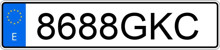 Numer rejestracyjny 8688GKC posiada PORSCHE 911 GT2 COUPE Numer rejestracyjny 8688GKC posiada PORSCHE 911 GT2 COUPE