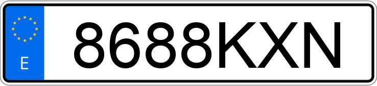 Numer rejestracyjny 8688KXN posiada VOLKSWAGEN PASSAT ALLTRACK Numer rejestracyjny 8688KXN posiada VOLKSWAGEN PASSAT ALLTRACK