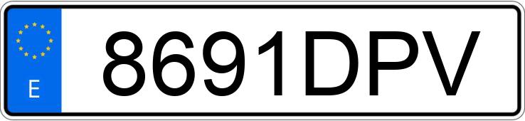 Numer rejestracyjny 8691DPV posiada RENAULT CLIO