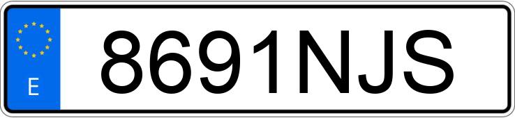 Numer rejestracyjny 8691NJS posiada HONDA GB 350