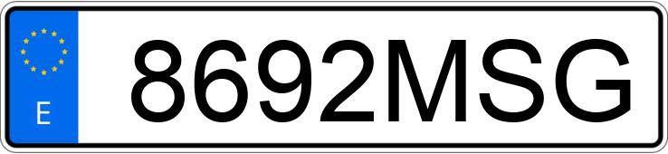 Numer rejestracyjny 8692MSG posiada PORSCHE CAYENNE Numer rejestracyjny 8692MSG posiada PORSCHE CAYENNE