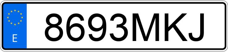 Numer rejestracyjny 8693MKJ posiada SEAT LEON Numer rejestracyjny 8693MKJ posiada SEAT LEON