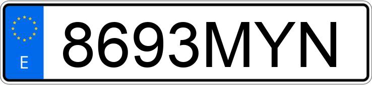 Numer rejestracyjny 8693MYN posiada RENAULT MEGANE Numer rejestracyjny 8693MYN posiada RENAULT MEGANE