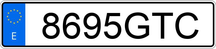 Numer rejestracyjny 8695GTC posiada KIA CEED