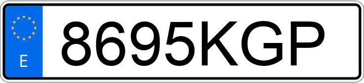 Numer rejestracyjny 8695KGP posiada OPEL CORSA