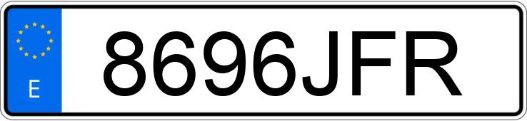 Numer rejestracyjny 8696JFR posiada KIA SPORTAGE