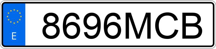 Numer rejestracyjny 8696MCB posiada CITROEN C1