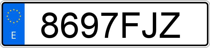 Numer rejestracyjny 8697FJZ posiada SEAT LEON