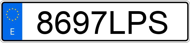 Numer rejestracyjny 8697LPS posiada SKODA FABIA