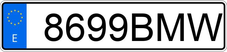 Numer rejestracyjny 8699BMW posiada BMW SERIE 5 Numer rejestracyjny 8699BMW posiada BMW SERIE 5