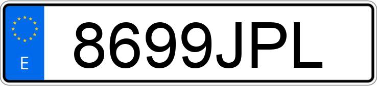 Numer rejestracyjny 8699JPL posiada KIA RIO