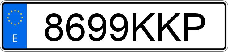 Numer rejestracyjny 8699KKP posiada FORD MONDEO