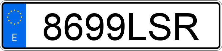 Numer rejestracyjny 8699LSR posiada DACIA DUSTER