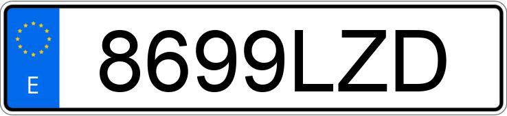 Numer rejestracyjny 8699LZD posiada PEUGEOT RIFTER Numer rejestracyjny 8699LZD posiada PEUGEOT RIFTER