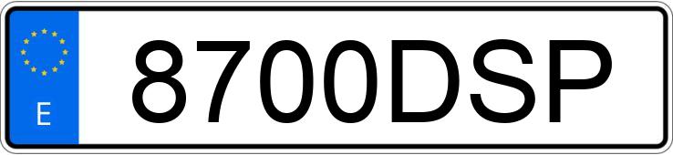 Numer rejestracyjny 8700DSP posiada CITROEN XSARA Numer rejestracyjny 8700DSP posiada CITROEN XSARA