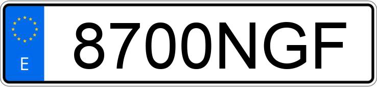 Numer rejestracyjny 8700NGF posiada PEUGEOT 2008 Numer rejestracyjny 8700NGF posiada PEUGEOT 2008