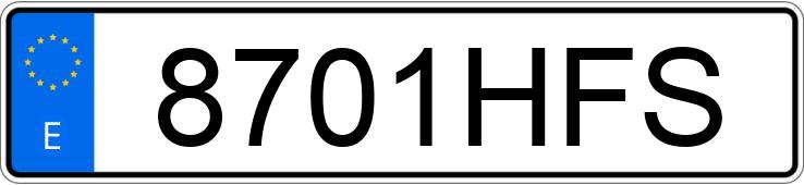 Numer rejestracyjny 8701HFS posiada VOLKSWAGEN PASSAT Numer rejestracyjny 8701HFS posiada VOLKSWAGEN PASSAT