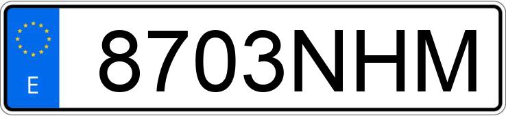 Numer rejestracyjny 8703NHM posiada SEAT LEON Numer rejestracyjny 8703NHM posiada SEAT LEON