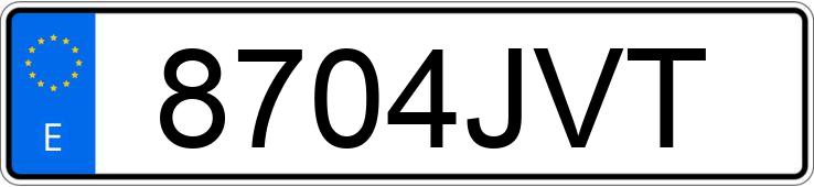Numer rejestracyjny 8704JVT posiada CITROEN BERLINGO