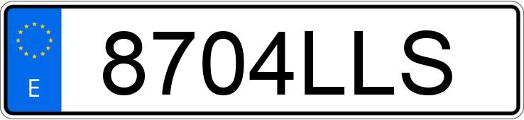 Numer rejestracyjny 8704LLS posiada RENAULT CAPTUR