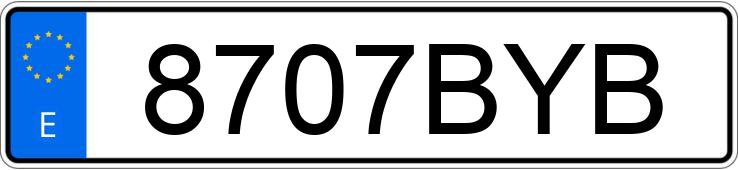 Numer rejestracyjny 8707BYB posiada MERCEDES SPRINTER Numer rejestracyjny 8707BYB posiada MERCEDES SPRINTER