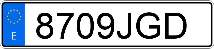 Numer rejestracyjny 8709JGD posiada DACIA SANDERO