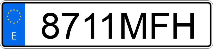 Numer rejestracyjny 8711MFH posiada MERCEDES GLC (253)