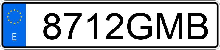 Numer rejestracyjny 8712GMB posiada OPEL ASTRA