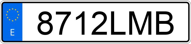 Registreringsnummeret 8712LMB har VOLKSWAGEN T-ROC