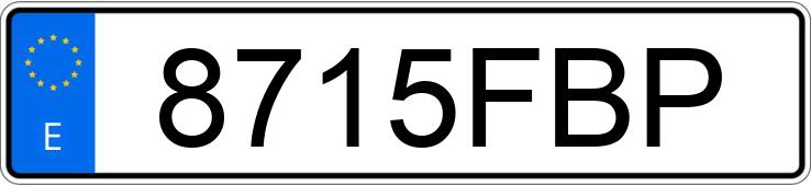 Numer rejestracyjny 8715FBP posiada CITROEN C4 Numer rejestracyjny 8715FBP posiada CITROEN C4