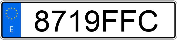 Numer rejestracyjny 8719FFC posiada FIAT DOBLO Numer rejestracyjny 8719FFC posiada FIAT DOBLO